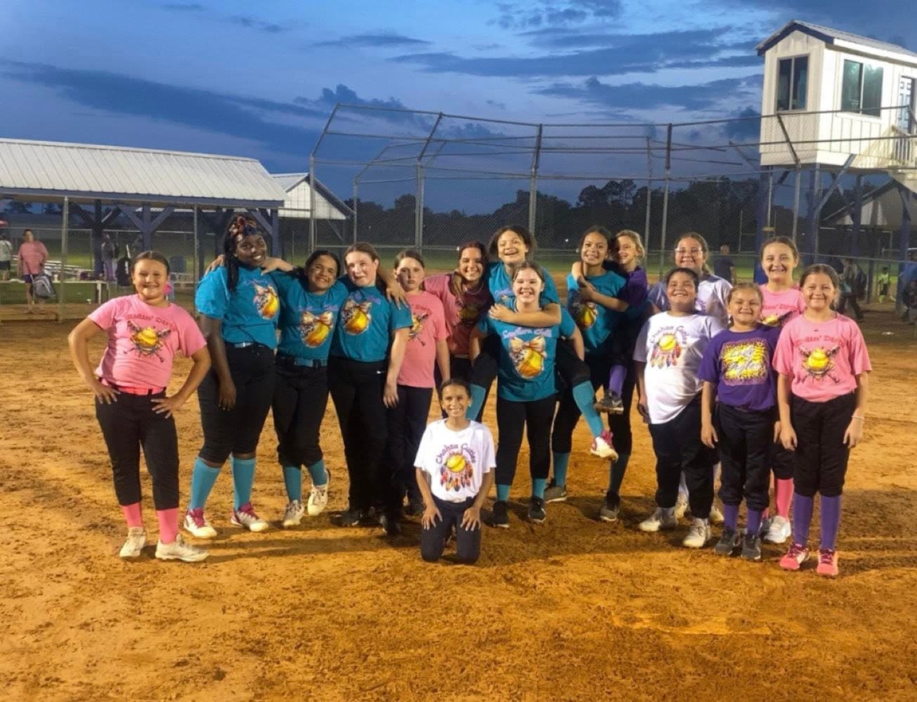 Image of softball team.